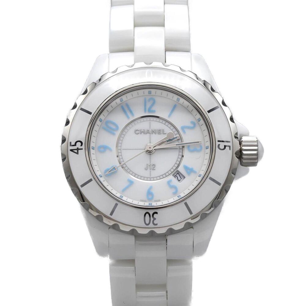 Chanel J12 Blue Light 33mm Ceramic Limited H3826 Quartz Watch